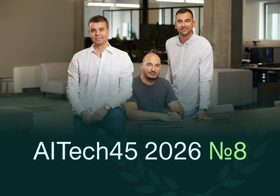 Visual - Payhawk Ranked #8 in TechRound's AITech45 2026 
